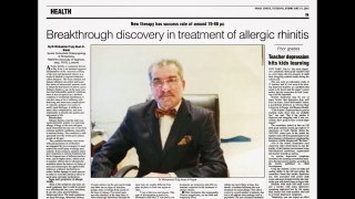 Breakthrough in Hay Fever  treatment by the distinguished surgeon Dr.Mohammed Faig Abad Alrazak (1)