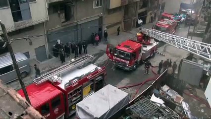 Hurda deposunda korkutan yangın