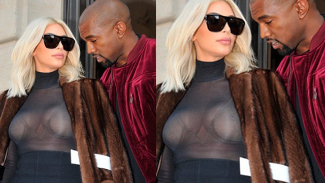 Kanye West CAUGHT Staring at Kim Kardashian