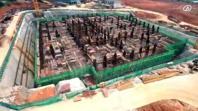 Dunya News- Chinese firm builds 57-storey block in 19 days at a rate of three floors a day.