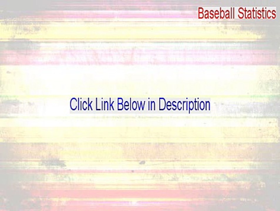Baseball Statistics Key Gen - baseball statistics book (2015)