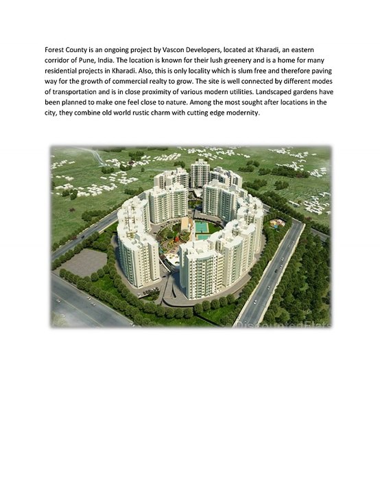 Vascon Developers Launched Forest County Flats in Kharadi