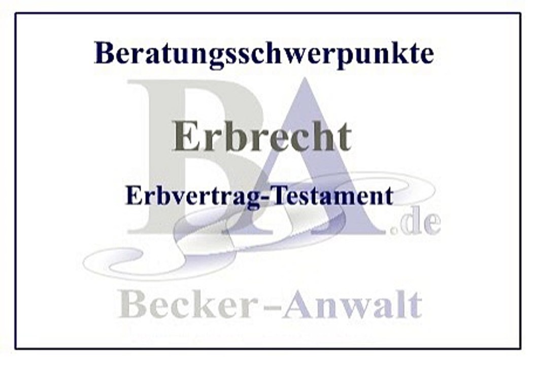 Arbeitsrecht | baurecht | erbrecht | internetrecht | vertragsrecht