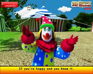 If You're Happy And You Know It - Famous Nursery Rhymes 3D Animated