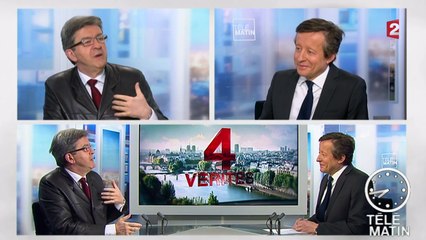 Les 4 Vérités - Jean-Luc Mélenchon prédit un "désastre" économique