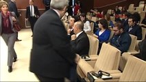 Dışişleri Bakanı Mevlüt Çavuşoğlu Makedonya Dışişleri Bakanı Nikola Poposki'yle ile Ortak Basın...