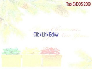 Tao ExDOS 2009 Full [tao exdos 2009 pro - trial version.exe 2015]