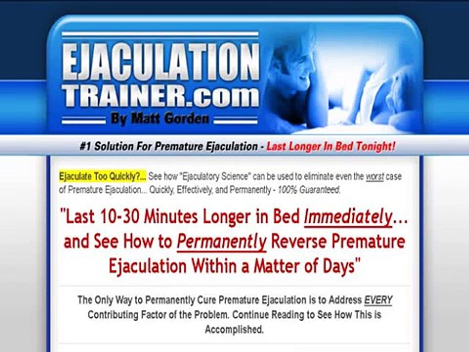 Ejaculation Trainer