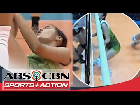UAAP 77 WV Finals Game 1: Another Lady Spiker gets injured