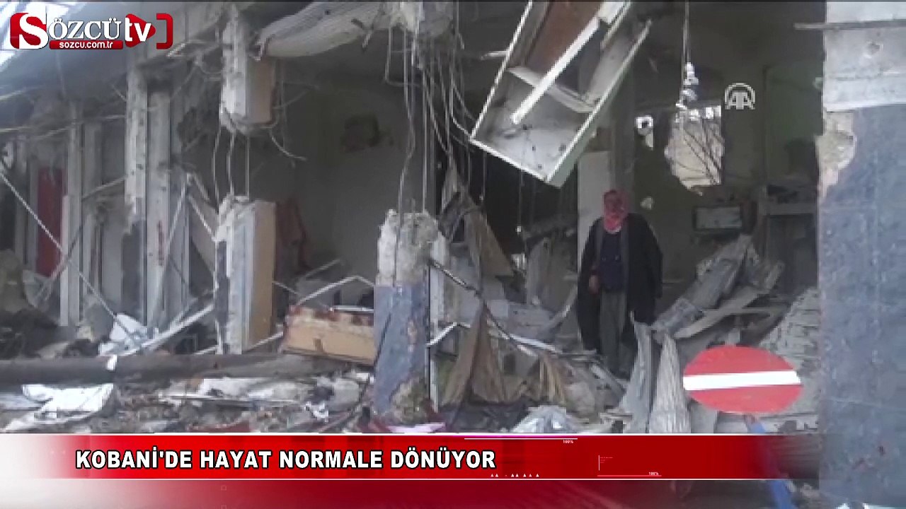 Kobani'de hayat normale dönüyor