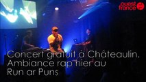 Concert gratuit à Châteaulin. Ambiance rap hier au Run ar Puns