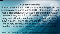 Fobus Standard Holster RH Paddle GL4 Glock 29/30/39/ 21SF/30SF / S&W 99 / S&W Sigma Series V Review
