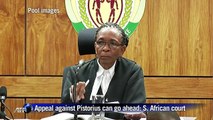 S. African court rules appeal against Pistorius can go ahead