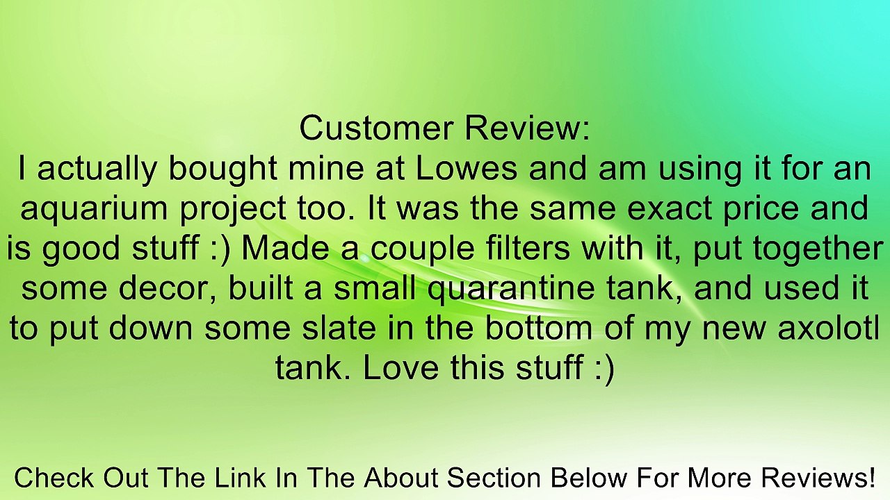 General Electric GE112A  Window and Door  Silicone I Caulk, 9.8-Ounce, White Review