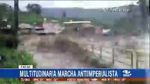 Más de 200 familias damnificadas dejó desbordamiento de río en Perú