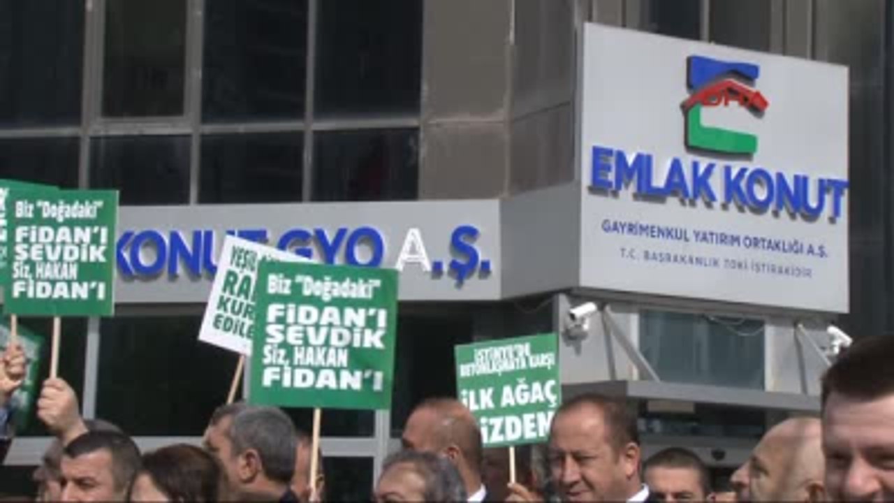 MHP'den İstinye Arazisi Protestosu