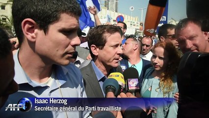 Israel: Isaac Herzog prend un bain de foule à Ashdod