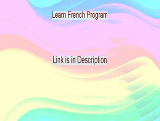 Learn French Program PDF Free (Get It Now)