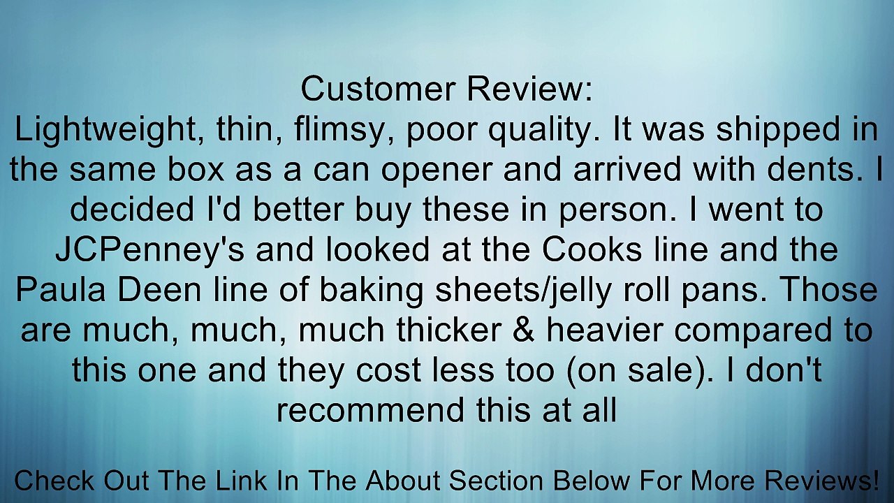 Wilton Jelly Roll and Cookie Pans Deep Review