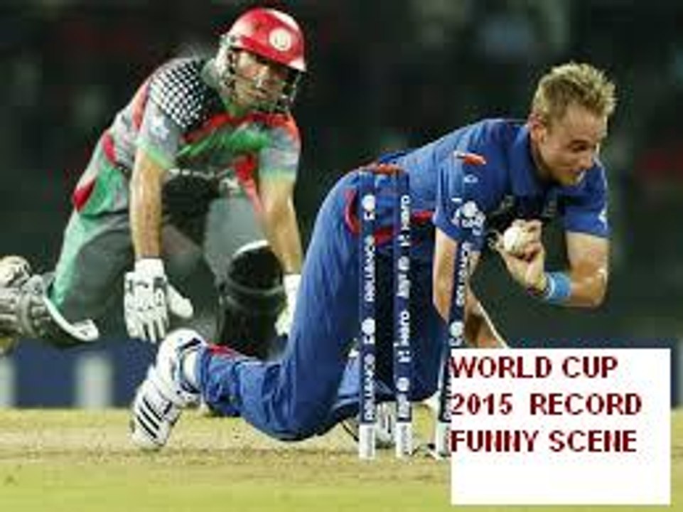 STOURD BROAD LATEST FUNNY SCENE VS AFGHANISTAN ON WORLD CUP 2015