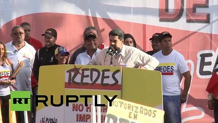 Maduro: "No ha nacido el imperio que pueda torcerle el brazo a Venezuela"