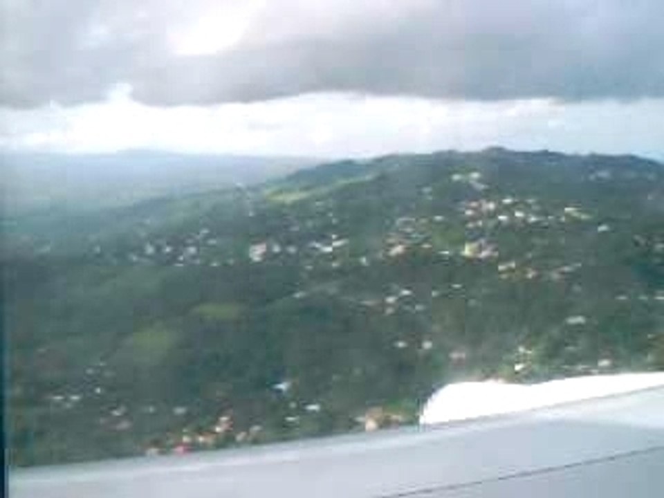 atterrissage en martinique