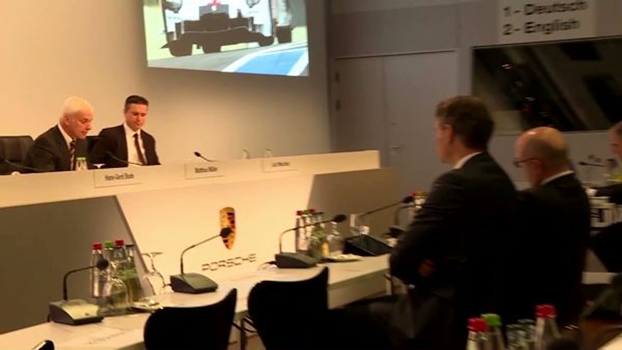 Jahrespressekonferenz Porsche AG 2015