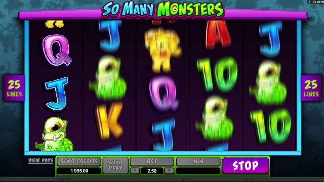 So Many Monsters™ von Microgaming | Kostenlos Spielautomat | AutomatenSpieleX.com