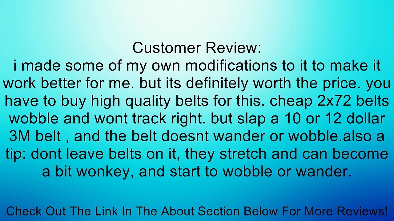 Grizzly G1015 Knife Belt Sander/Buffer Review