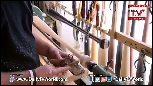 How to Make Base Ball Bat - Tree Cutting to Polishing