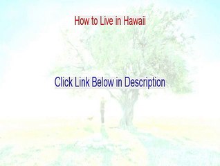 How to Live in Hawaii PDF Free - how to live in hawaii for the summer (2015)