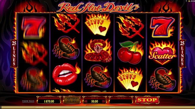 Red Hot Devil™ par Microgaming | Machines à sous en ligne Gratuites | MachinesAsousX.com