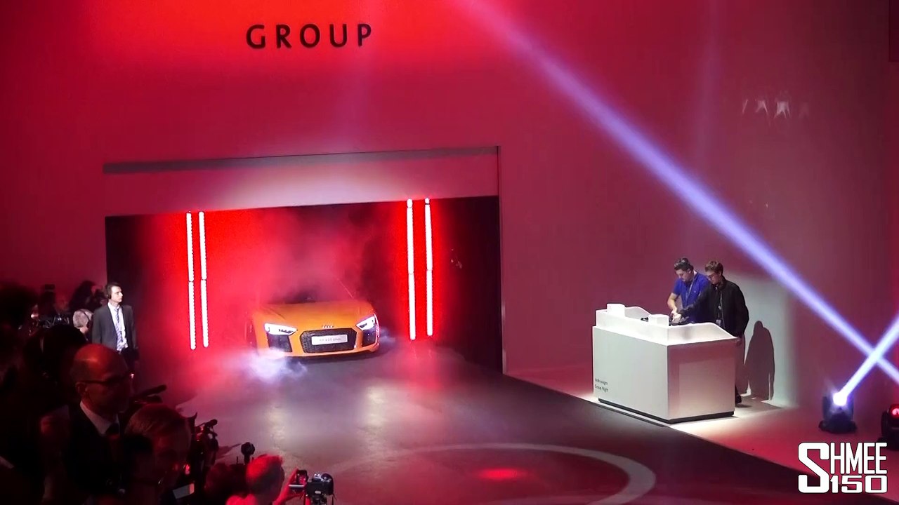 Aventador SV, Bentley EXP 10 Speed 6, R8, La Finale, GT4 - VW Group Night 2015