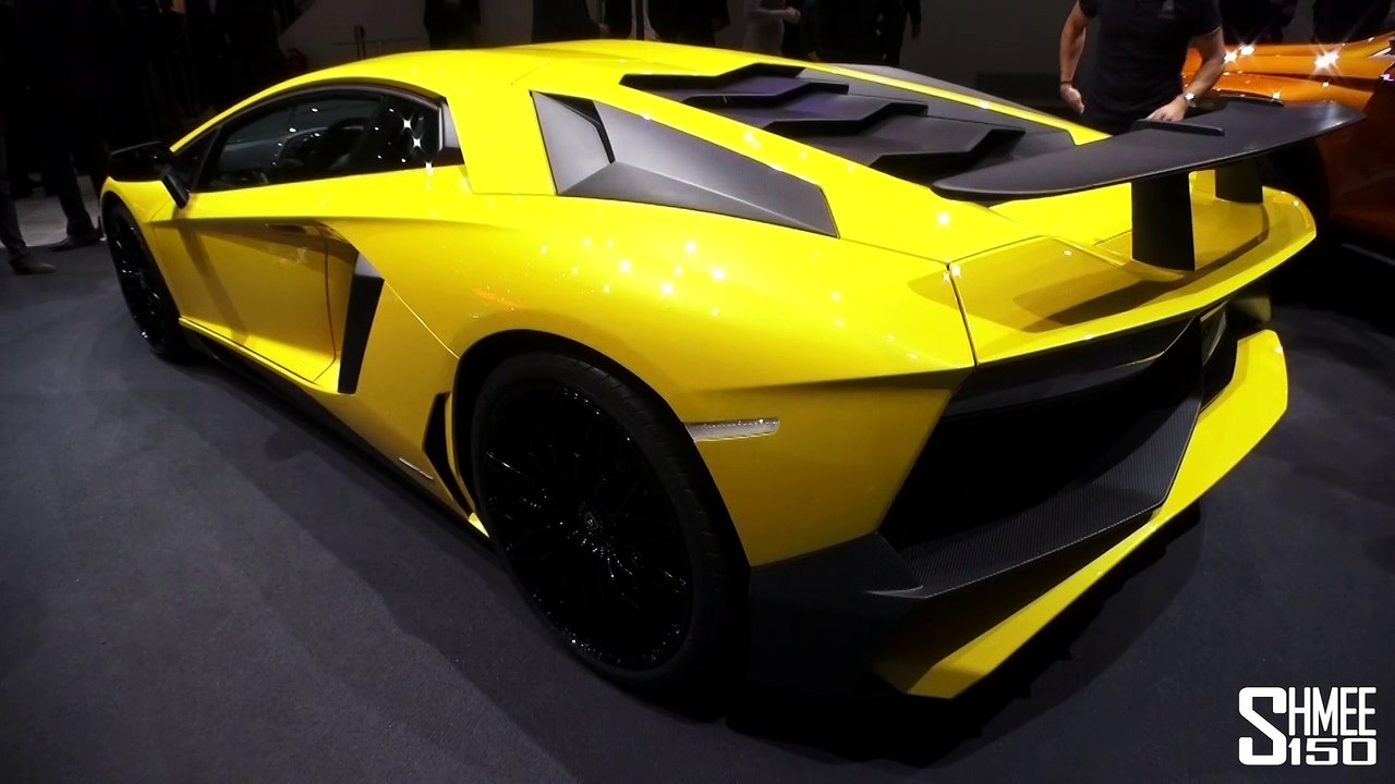 WORLD PREMIERE: Lamborghini Aventador LP750-4 SV - Geneva 2015