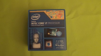 Unboxing  intel core i7 4790k