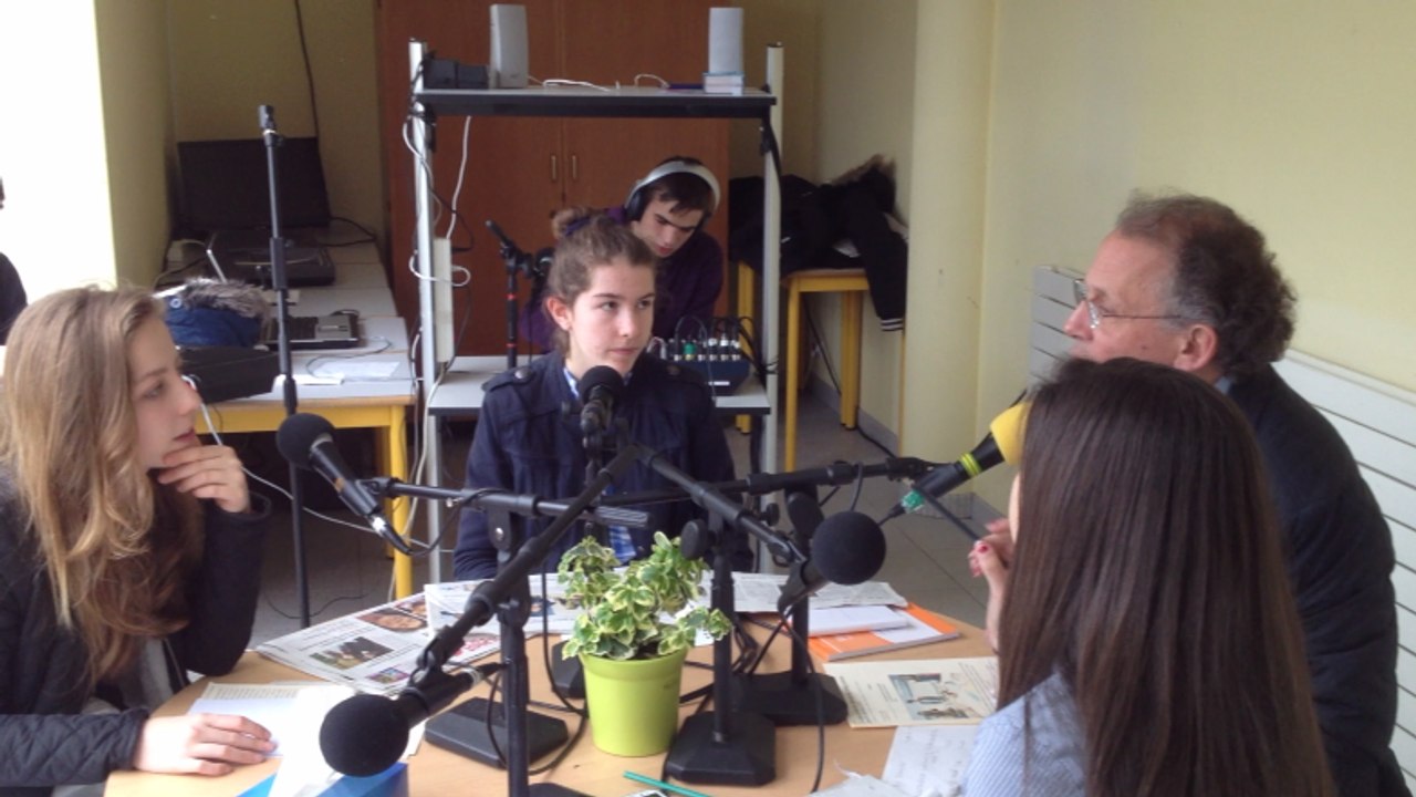 Préparation de l'émission de radio