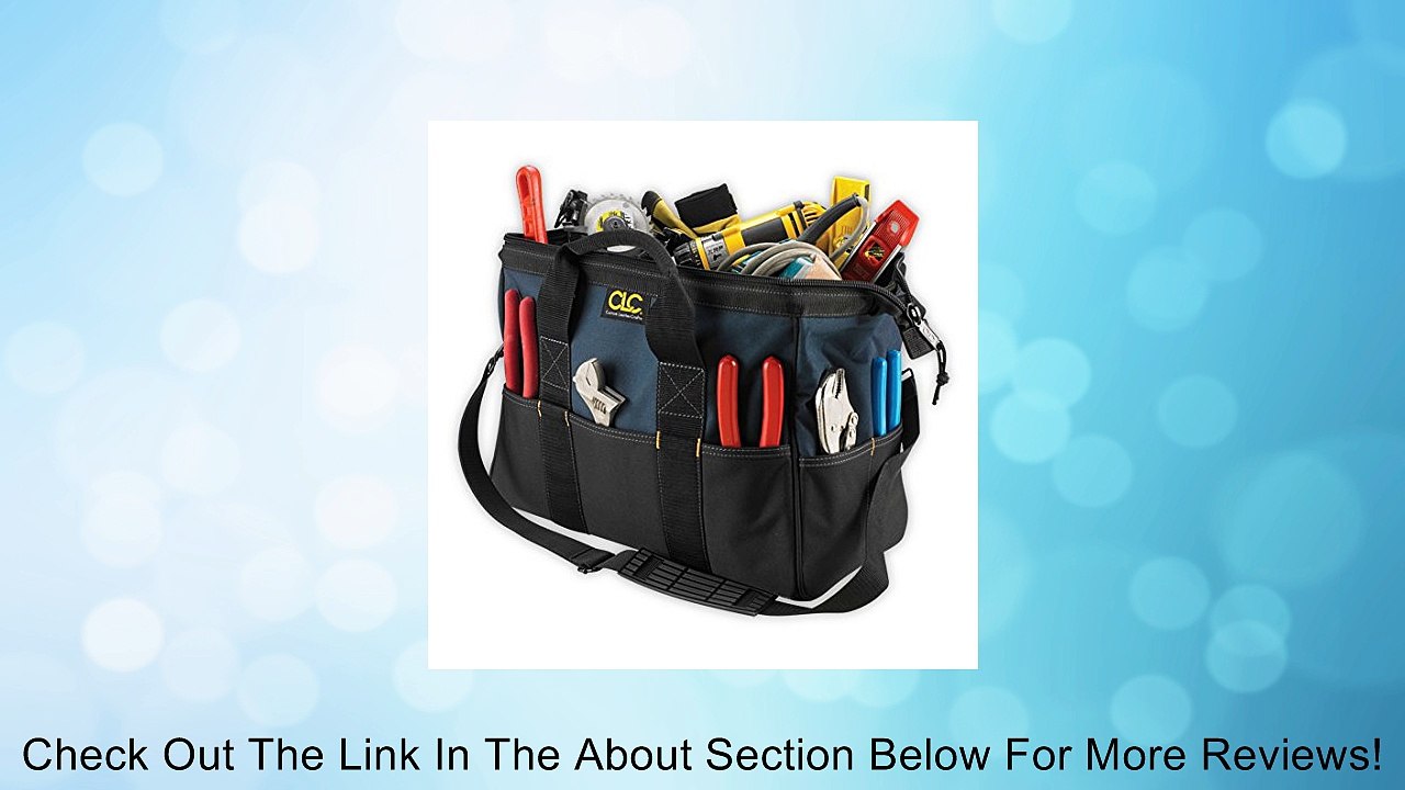 Custom LeatherCraft 1165 22 Pocket Large BigMouth Bag (16 Inches) (Colors May Vary) Review