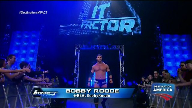 2015.03.06- Kurt Angle vs. Bobby Roode vs. Eric Young- TNA Impact