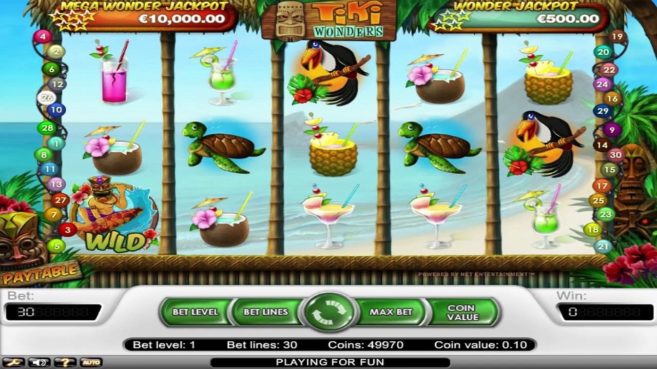 Tiki Wonders™ da NetEnt | Slot Gratis | SlotMachineGratisX.com