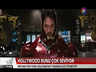 Iron Man Tony Stark kolu olmayan 7 yaşındaki çocuğa biyonik kol hediye etti