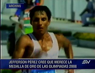 Jefferson Pérez dice merecer la medalla de oro de Pekín 2008