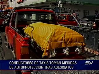 Conductores de taxis adoptan nuevas medidas de autoprotección