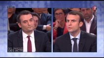 Emmanuel Macron vs Florian Philippot