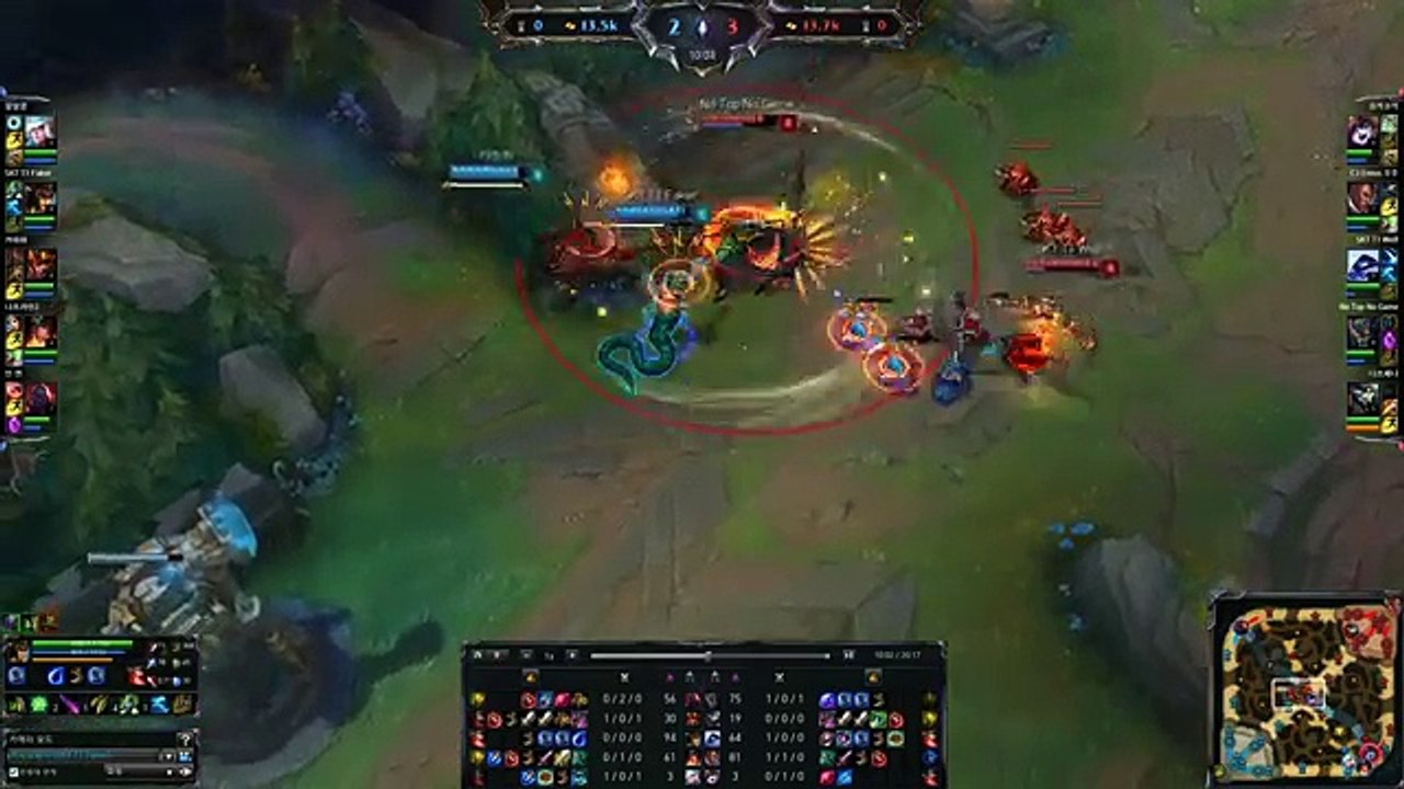 SKT T1 Faker - Cassiopeia vs Xerath - SKT T1 Wolf, KR LOL SoloQ Highlights