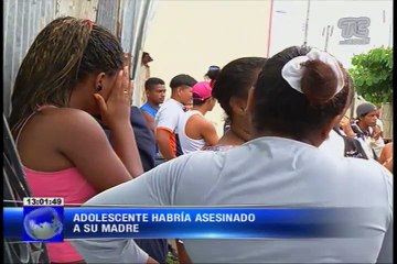 Adolescente implicado en la muerte de su madre y heridas de su hermano