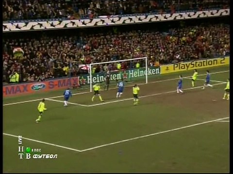 الشوط التاني مباراة تشيلسي 1-2 برشلونة - ذهاب الدور 16 دوري ابطال اوروبا 2006