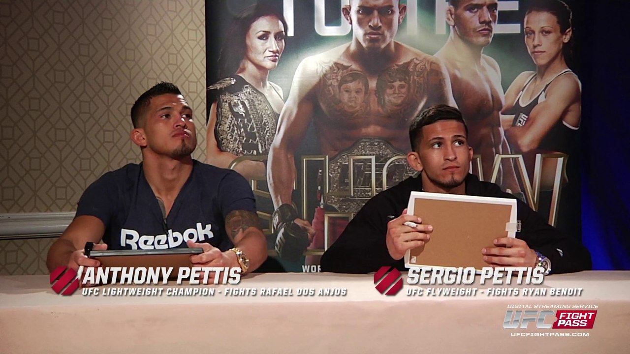 UFC 185: The Pettis Show - Brothers Quiz