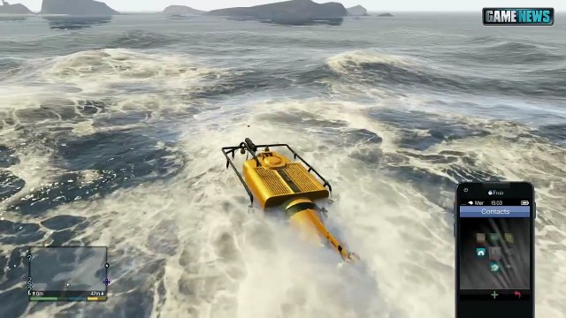 GTA 5 Easter Egg Underwater Crashed UFO