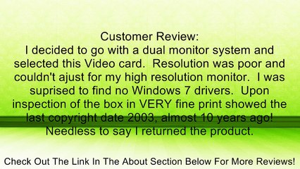 Jaton GeForce FX5200 128 MB Dual Head PCI Video Card Review