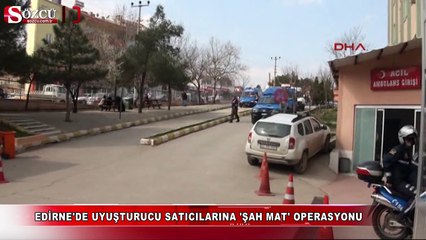 Uyuşturucu satıcılarına 'Şah Mat' operasyonu